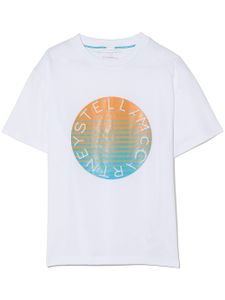 Stella McCartney Kids t-shirt à logo imprimé - Blanc