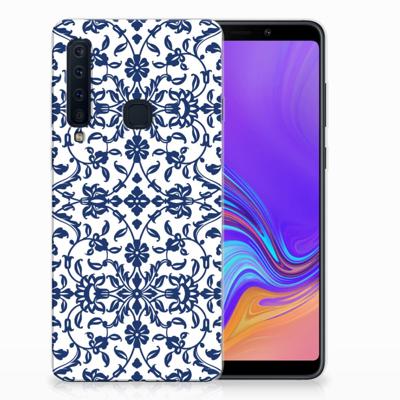 Samsung Galaxy A9 (2018) TPU Case Flower Blue