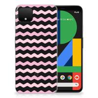 Google Pixel 4 XL TPU bumper Waves Roze
