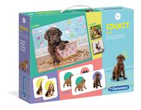 Clementoni 4-in-1 spelbox Puppies junior 9-delig