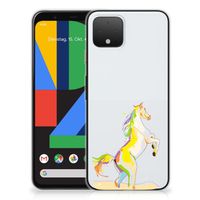 Google Pixel 4 Telefoonhoesje met Naam Horse Color - thumbnail