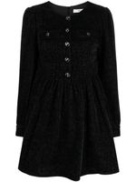 b+ab robe en maille métallisée - Noir