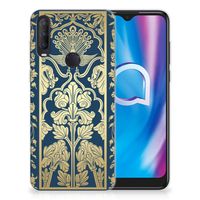 Alcatel 1S (2020) TPU Case Beige Flowers - thumbnail