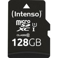 Intenso 128GB microSDXC Performance microSD-kaart 128 GB Class 10 UHS-I Waterdicht - thumbnail