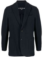 Circolo 1901 notched-lapel single-breasted blazer - Bleu - thumbnail