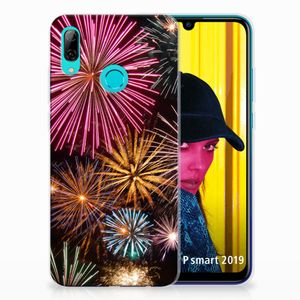 Huawei P Smart 2019 Silicone Back Cover Vuurwerk