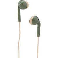 JVC hoofdtelefoon in-ear + microfoon groen-beige HA-F19M