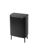 Brabantia bo touch bin hi 60 liter matt black - thumbnail