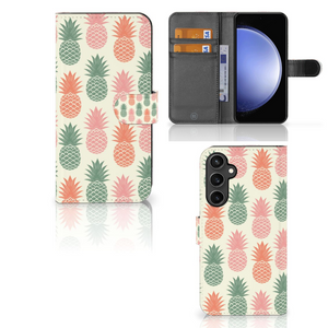 Samsung Galaxy S23 FE Book Cover Ananas