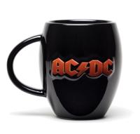 GB Eye ovale mok AC/DC logo zwart 440 ml