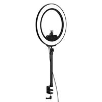 Elgato Ring Light - Premium lamp van 2500 lumen, met bureauklem en kogelkop, voor streaming, TikTok, Instagram, thuiskantoor, temperatuur en helderheid instelbaar via app op Mac, pc, iOS, Android