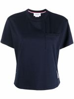 Thom Browne t-shirt à détail RWB signature - Bleu - thumbnail