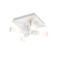 QAZQA Moderne badkamer plafondlamp wit 4-lichts IP44 - Bath