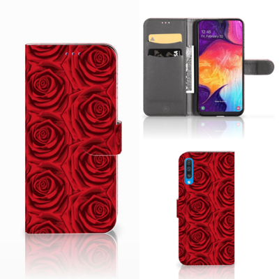Samsung Galaxy A50 Hoesje Red Roses Samsung Galaxy A50 Hoesje Red Roses