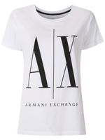 Armani Exchange t-shirt à logo imprimé - Blanc - thumbnail