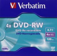 Verbatim 43285 DVD-RW disc 4.7 GB 5 stuk(s) Jewelcase Herschrijfbaar - thumbnail