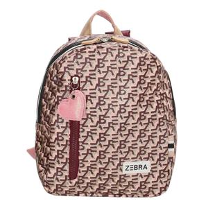 Zebra Trends Girls Rugzak Zebra Logo Print