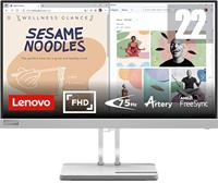 Lenovo L22e-40, 21,5 inch Full HD monitor, 1920 x 1080, 75Hz, 250 nits, 4 ms reactietijd, VA-paneel, HDMI, VGA, AMD Radeon FreeSync, ontspiegeld, 4,2 kg, grijs
