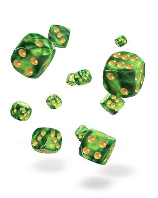 Oakie Doakie Dice D6 Dice 12 mm Gemidice - Jungle (36)
