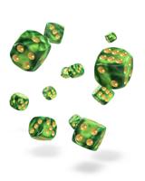 Oakie Doakie Dice D6 Dice 12 mm Gemidice - Jungle (36)