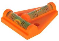 ProPlus waterpas pyramide met magneet 6 cm oranje