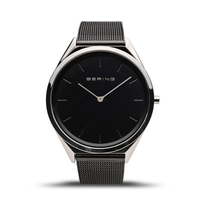 Bering 17039-102 Ultraslim Black 39mm Horloge