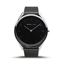 Bering 17039-102 Ultraslim Black 39mm Horloge