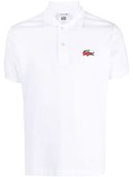 Lacoste polo en coton à patch logo - Blanc