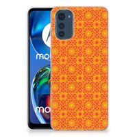 Motorola Moto E32/E32s TPU bumper Batik Oranje - thumbnail