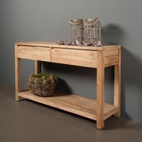 Tower Living Sidetable Corona Teak, 130cm - Bruin - thumbnail