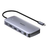 6-in-1 USB-C-hub met M.2 SSD-behuizing