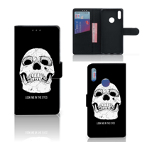 Telefoonhoesje met Naam Huawei Y7 Pro | Y7 Prime (2019) Skull Eyes