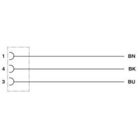 Phoenix Contact 1453821 Sensor/actuator aansluitkabel Aantal polen: 3 10.00 m 1 stuk(s) - thumbnail