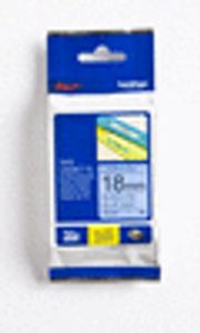 Brother Printlintcassette TZE-541 blauw/zwart 18 mm