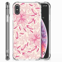 Apple iPhone X | Xs Case Pink Flowers - thumbnail