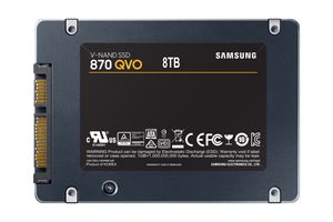 Samsung 870 QVO 8 TB SSD harde schijf (2.5 inch) SATA 6 Gb/s Retail MZ-77Q8T0BW