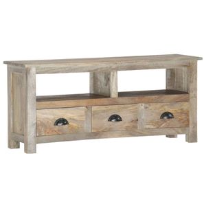 Tv-meubel 110x30x50 cm massief mangohout