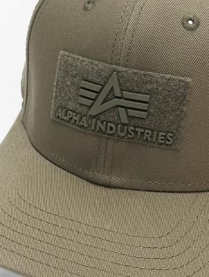 Alpha Industries / snapback cap Velcro in groen Alpha Industries / snapback cap Velcro in groen