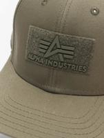 Alpha Industries / snapback cap Velcro in groen