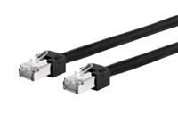 Metz Connect 13084F5000-E RJ45 Netwerkkabel, patchkabel CAT 5e S/UTP 5.00 m Zwart Geschikt voor sleepketting, PUR-mantel, UV-bestendig 1 stuk(s)