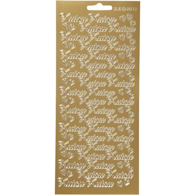 Creotime stickervel goud Uitnodiging Fins 1 vel Creotime stickervel goud Uitnodiging Fins 1 vel