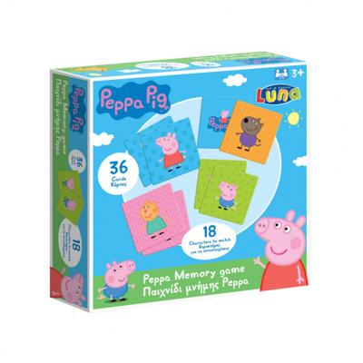 Luna memoryspel Peppa Pig junior 36 delig Luna memoryspel Peppa Pig junior 36 delig