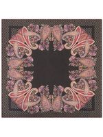 ETRO paisley-print silk scarf - Noir