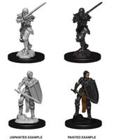 Dungeons And Dragons: Nolzur's Marvelous Miniatures - Female Human Fighter - thumbnail