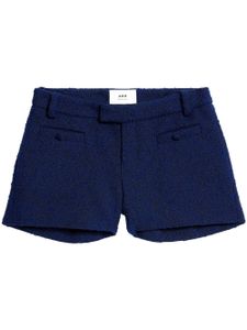 AMI Paris short en tweed - Bleu