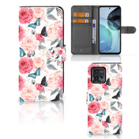 Motorola Moto G72 Hoesje Butterfly Roses