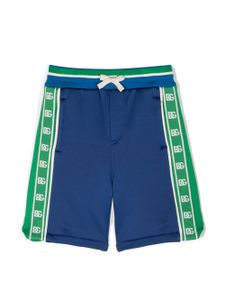 Dolce & Gabbana Kids short de sport à lien de resserrage - Bleu