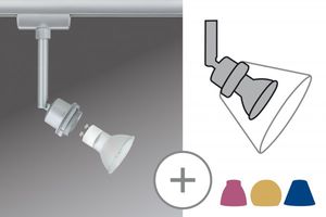 Paulmann DecoSystems 230V-railsysteem lamp URail GZ10 3.5 W LED Chroom (mat)