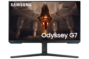 Samsung Odyssey G7 S28BG700EP LED-monitor Energielabel F (A - G) 71.1 cm (28 inch) 3840 x 2160 Pixel 16:9 1 ms HDMI, DisplayPort, USB 3.2 Gen 1 (USB 3.0),