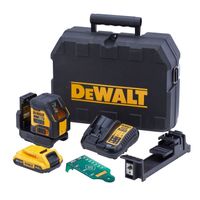 DeWALT DCLE34021D1 Accu Kruislijnlaser Groen 18V XR 2.0Ah in TSTAK - DCLE34021D1-QW - thumbnail